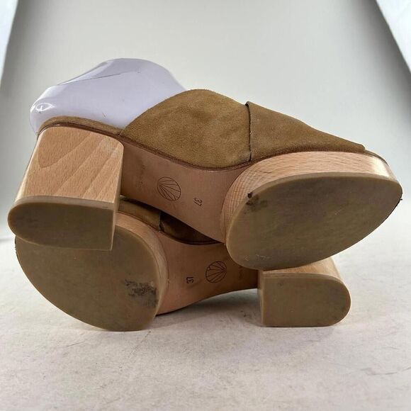 COCLICO richie clog tobacco Women's US 7 Wooden Heels Slide Mules - Picture 5 of 11